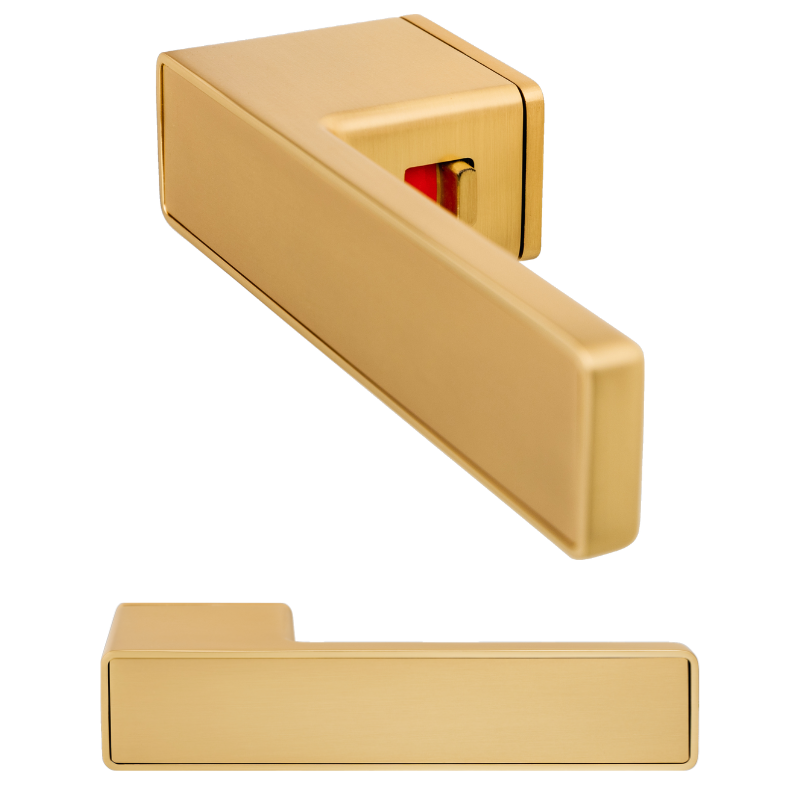 Minimo Q - Gold matt - Türdrücker - Griffwelt
