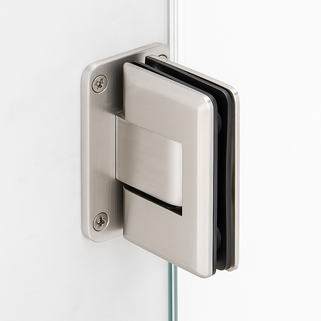 Pendeltürband für Glastüren 6856 G-W Edelstahl  - Hermat