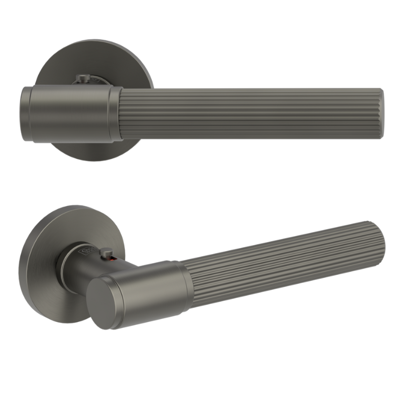 Vaya 136 Aris rund - smart2lock - Kaschmirgrau - Türdrücker / Rosettengarnitur - Griffwerk