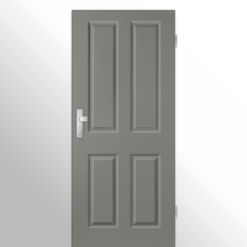 Elegance 04 Wohnungstüren / Schallschutztüren RAL 7037 Lavagrau