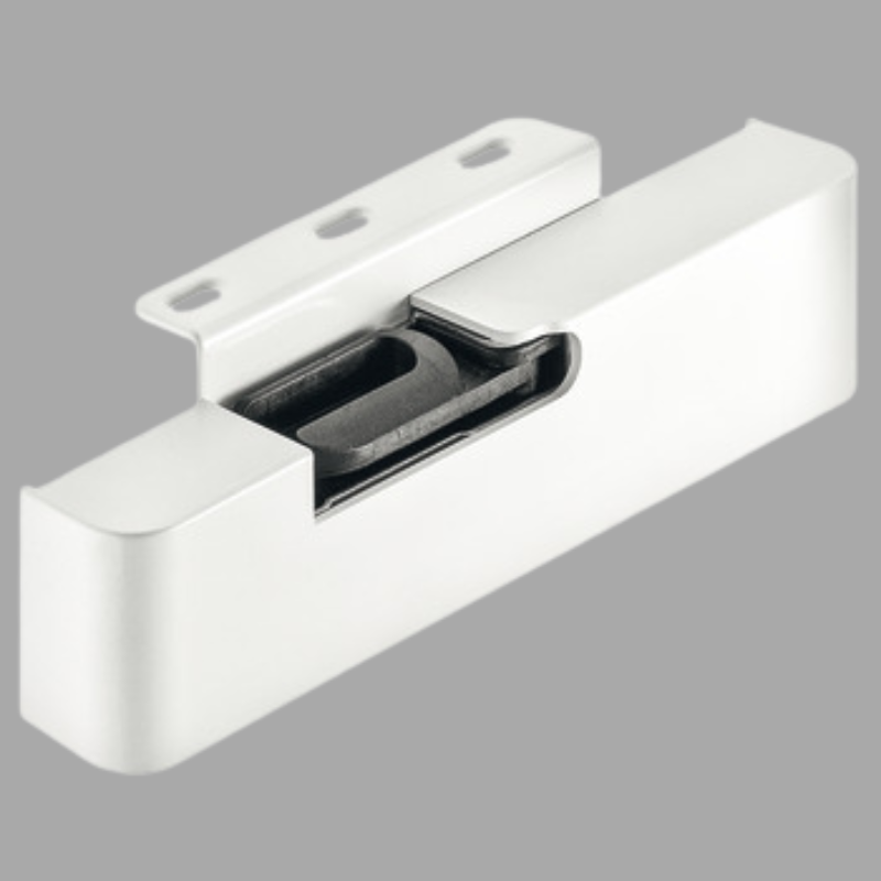 Türeinzugsdämpfer DDA 140/240 – für Glastüren | Weiß RAL 9016
