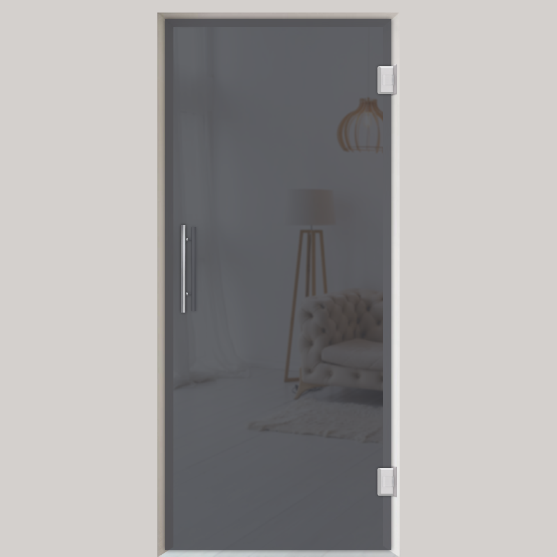 Pendeltür Grey - Ganzglastür / Glastür
