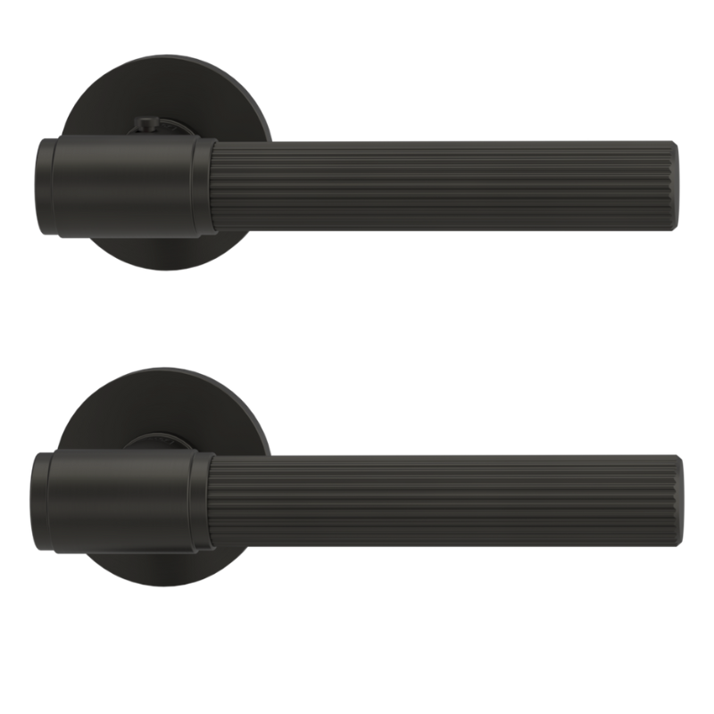 Vaya 136 Aris rund - smart2lock - Graphitschwarz - Türdrücker / Rosettengarnitur - Griffwerk