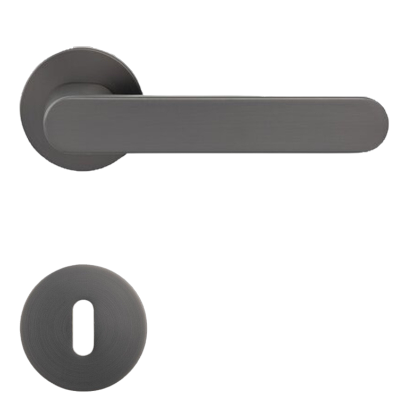 Aversa Round - Umbragrau - Türdrücker / Rosettengarnitur - Griffwelt