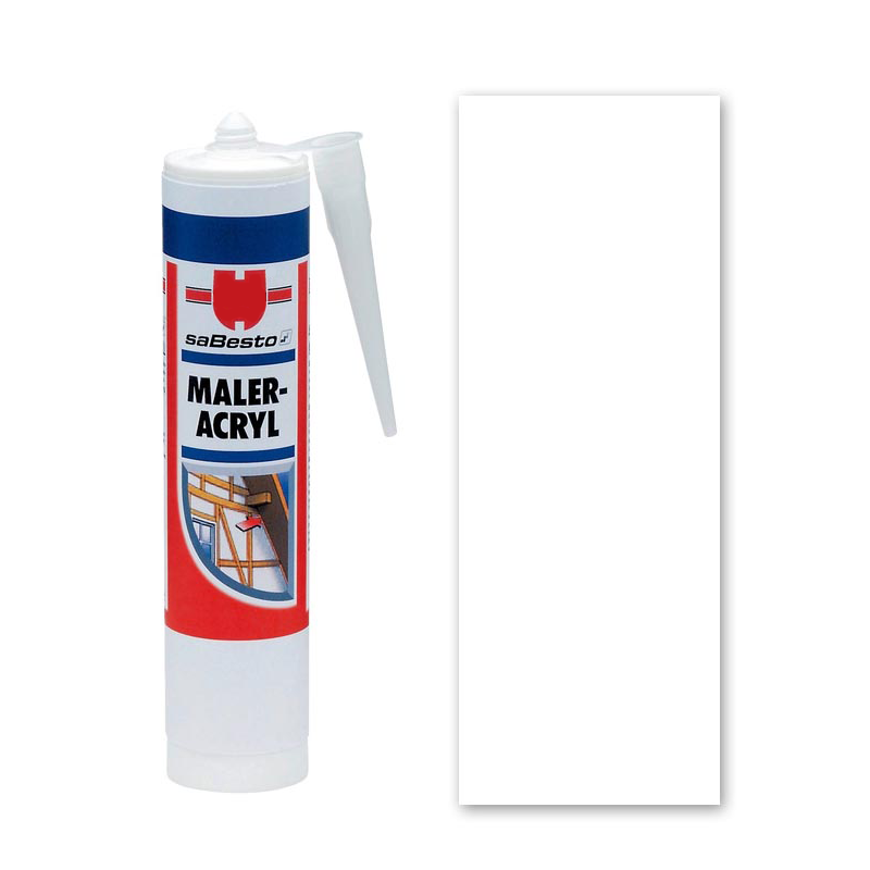 Weiß Acryl - Dichtstoff / Maleracryl 310 ml