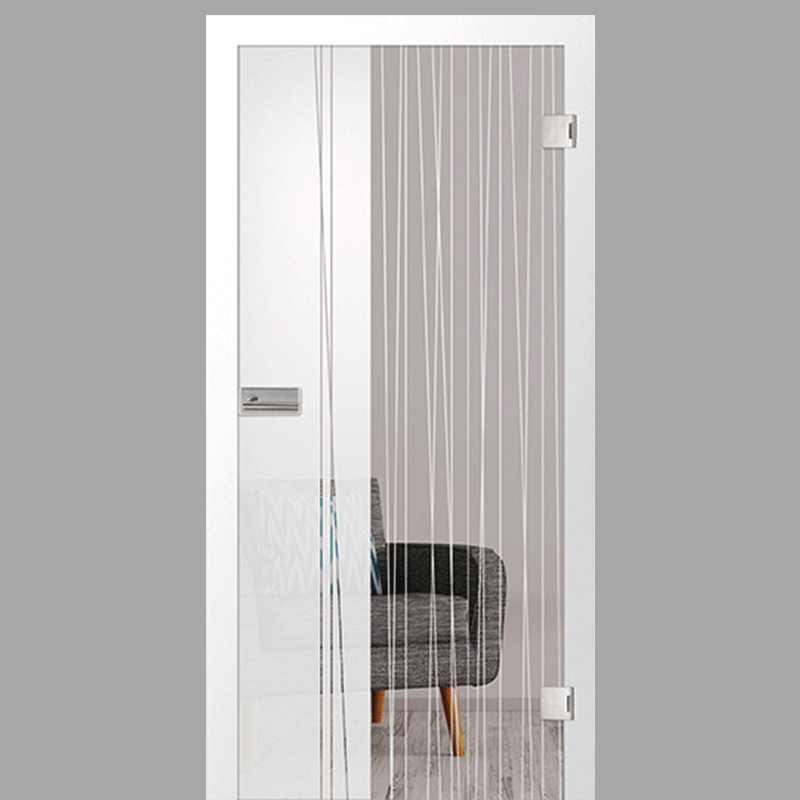 Linie 1 Motiv klar - Ganzglastür / Glastür - Erkelenz Glas GmbH