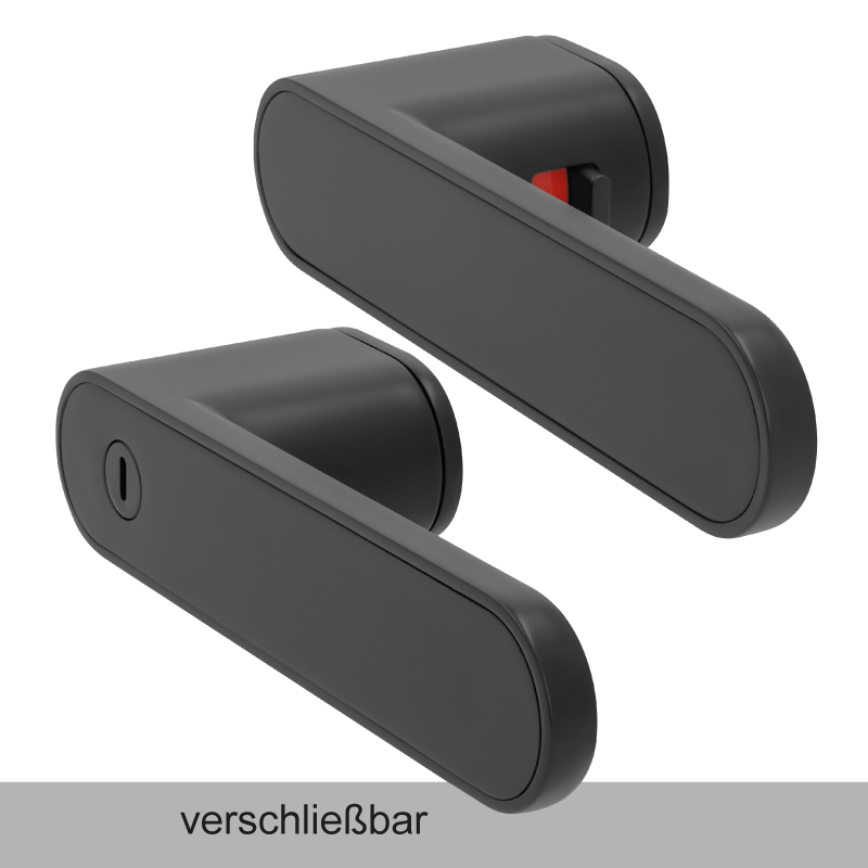 Minimo R - Tiefschwarz - Türdrücker - Griffwelt