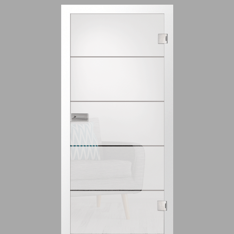 Prime 7 Motiv klar - Ganzglastür / Glastür - Erkelenz Glas GmbH