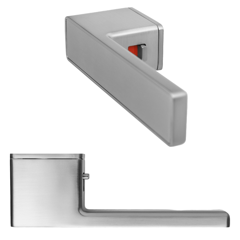 Minimo Q - Edelstahl finish - Türdrücker - Griffwelt Minimo