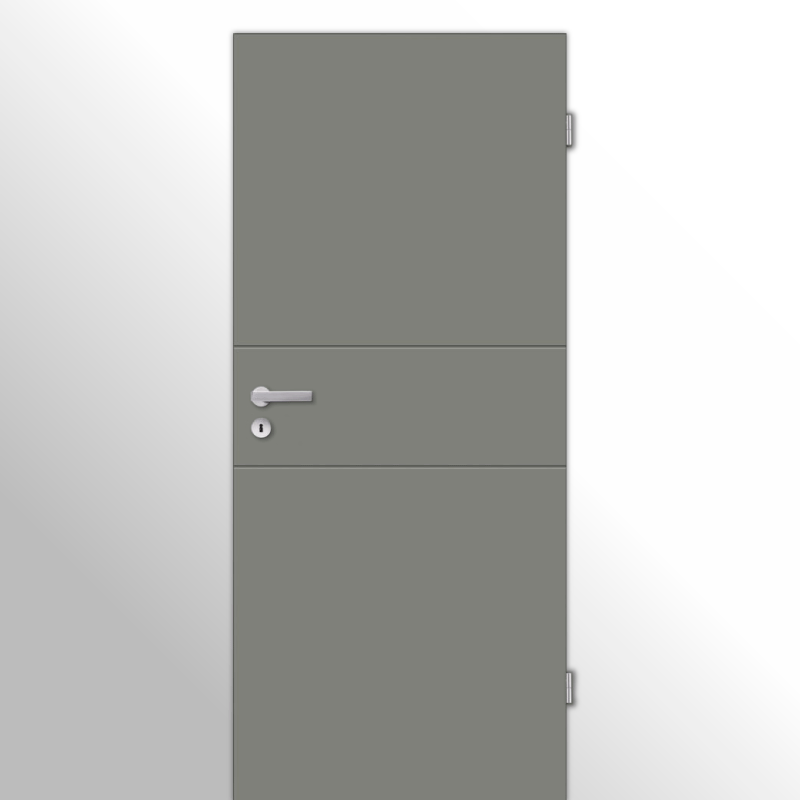Mala 11 Zimmertür / Innentür RAL 7073 Lavagrau - Designtür