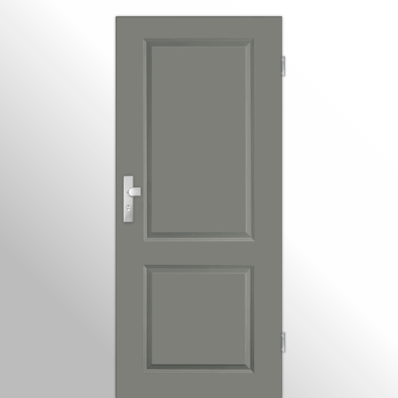 Elegance 02 Wohnungstüren / Schallschutztüren RAL 7037 Lavagrau