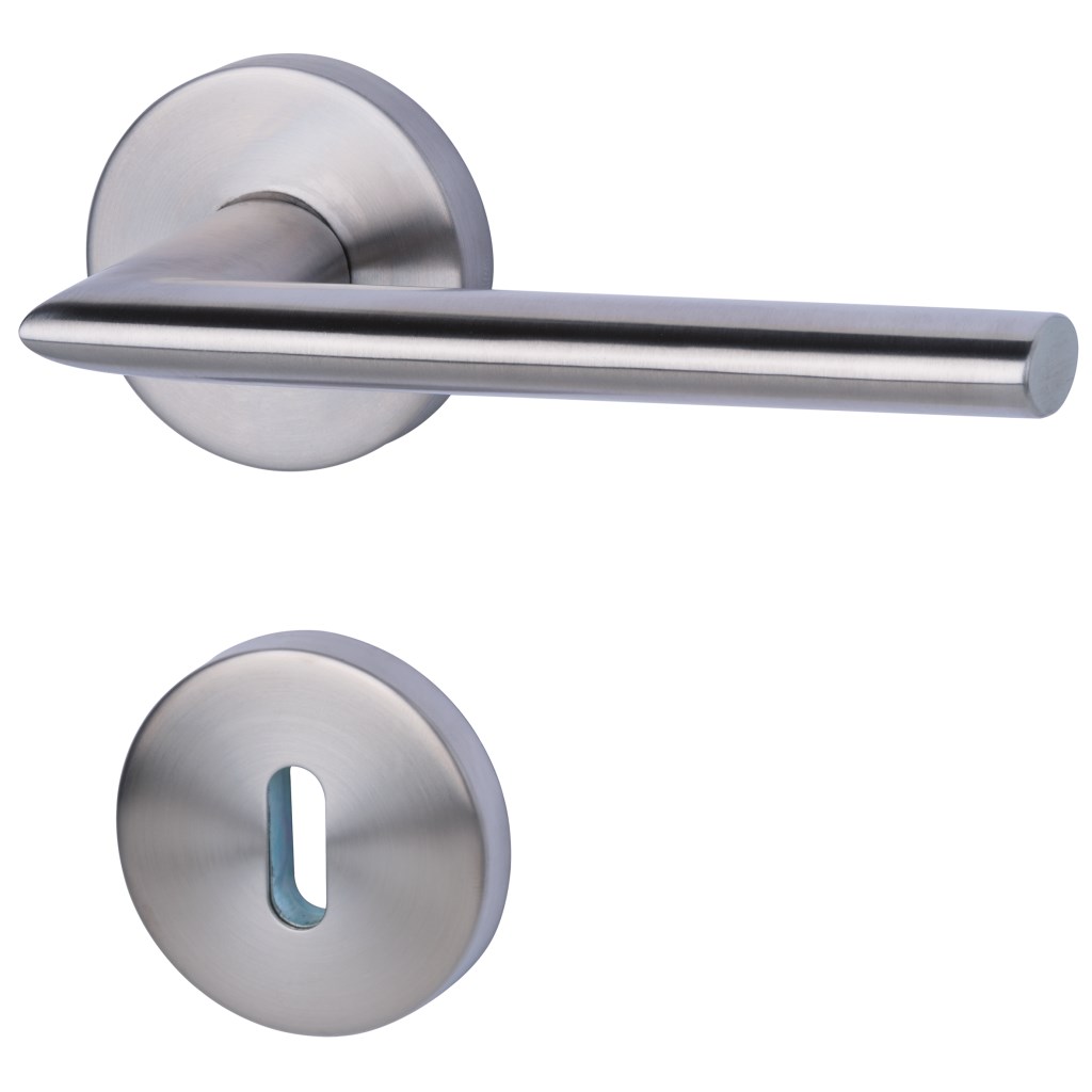Zoe  - R - Edelstahl - Türdrücker / Rosettengarnitur - Südmetall GmbH
