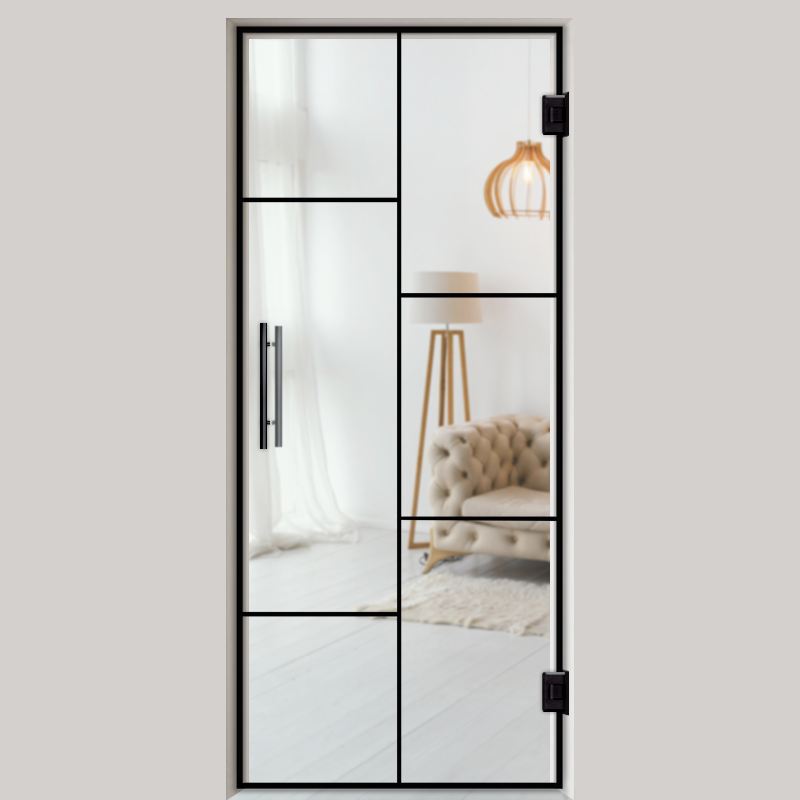 Pendeltür NoirLine 33 - Ganzglastür / Glastür - Lofttüren | NoirLine