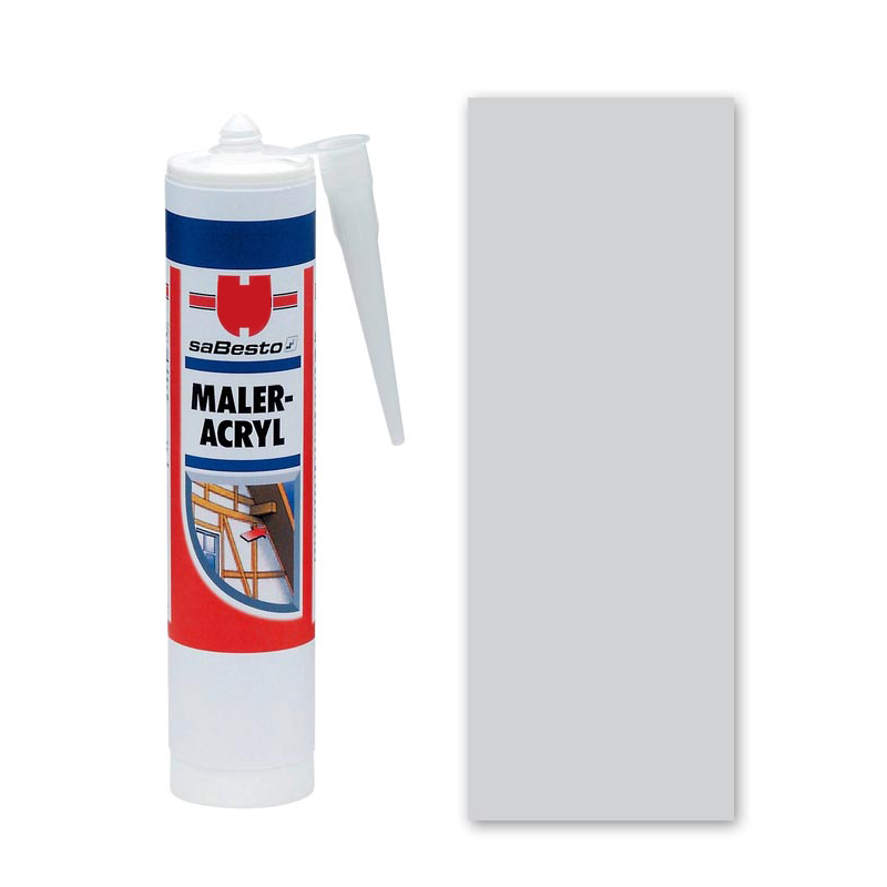 Grau Acryl - Dichtstoff / Maleracryl 310 ml