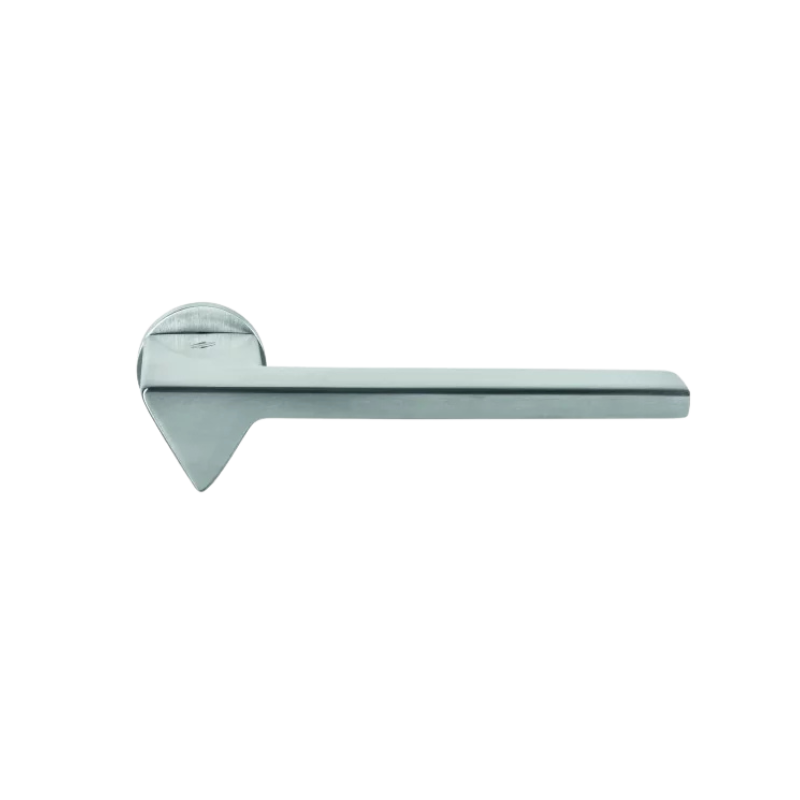 AMA - Chrom matt - Türdrücker / Rosettengarnitur - Zero Evolution - Colombo Design