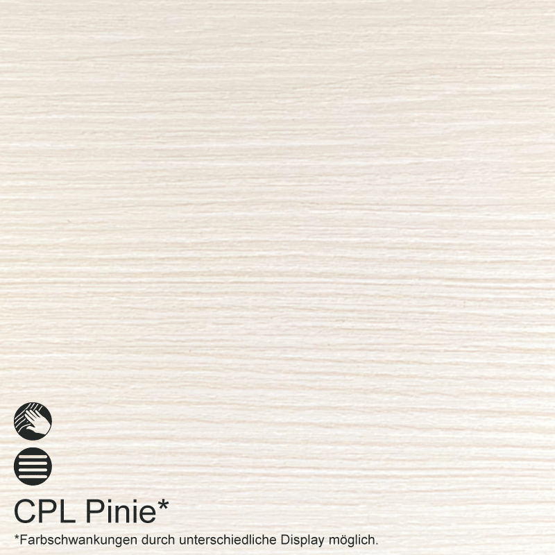 Pinie Doppeltüren / Doppelflügeltür mit Zarge CPL Maserung Quer