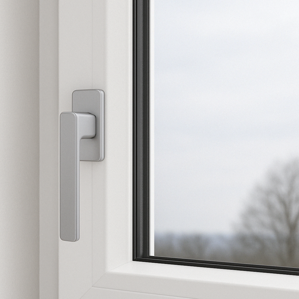 Erwin - Aluminum - Fenstergriff / Rasterolive - Südmetall