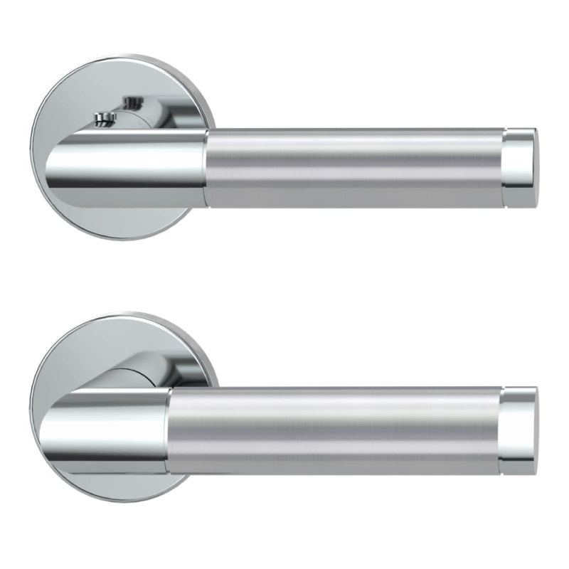 LOREDANA - smart2lock - Edelstahl - Türdrücker / Rosettengarnitur - Griffwerk