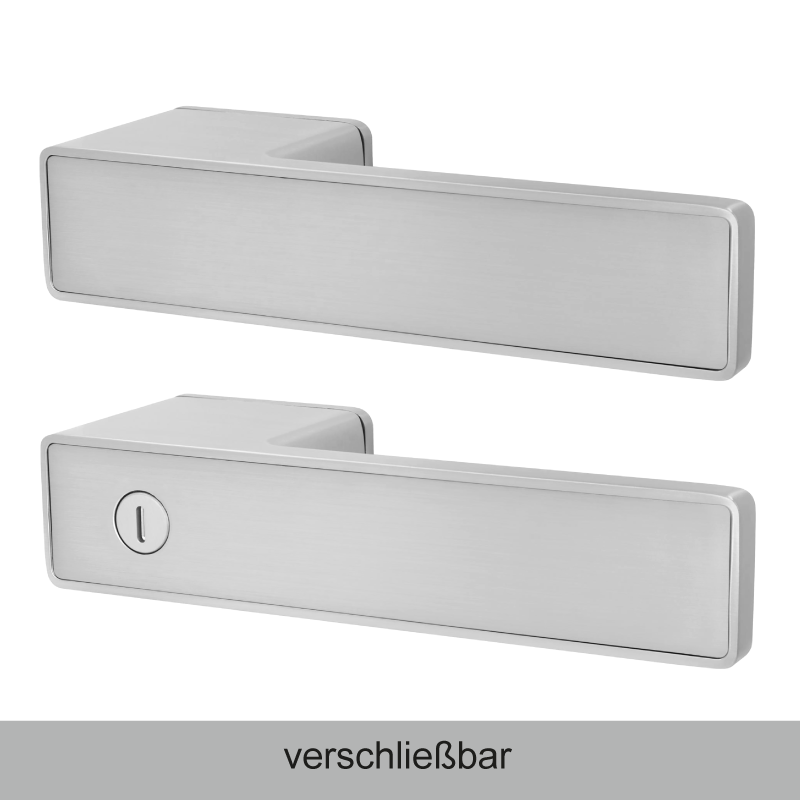 Minimo Q - Edelstahl finish - Türdrücker - Griffwelt Minimo