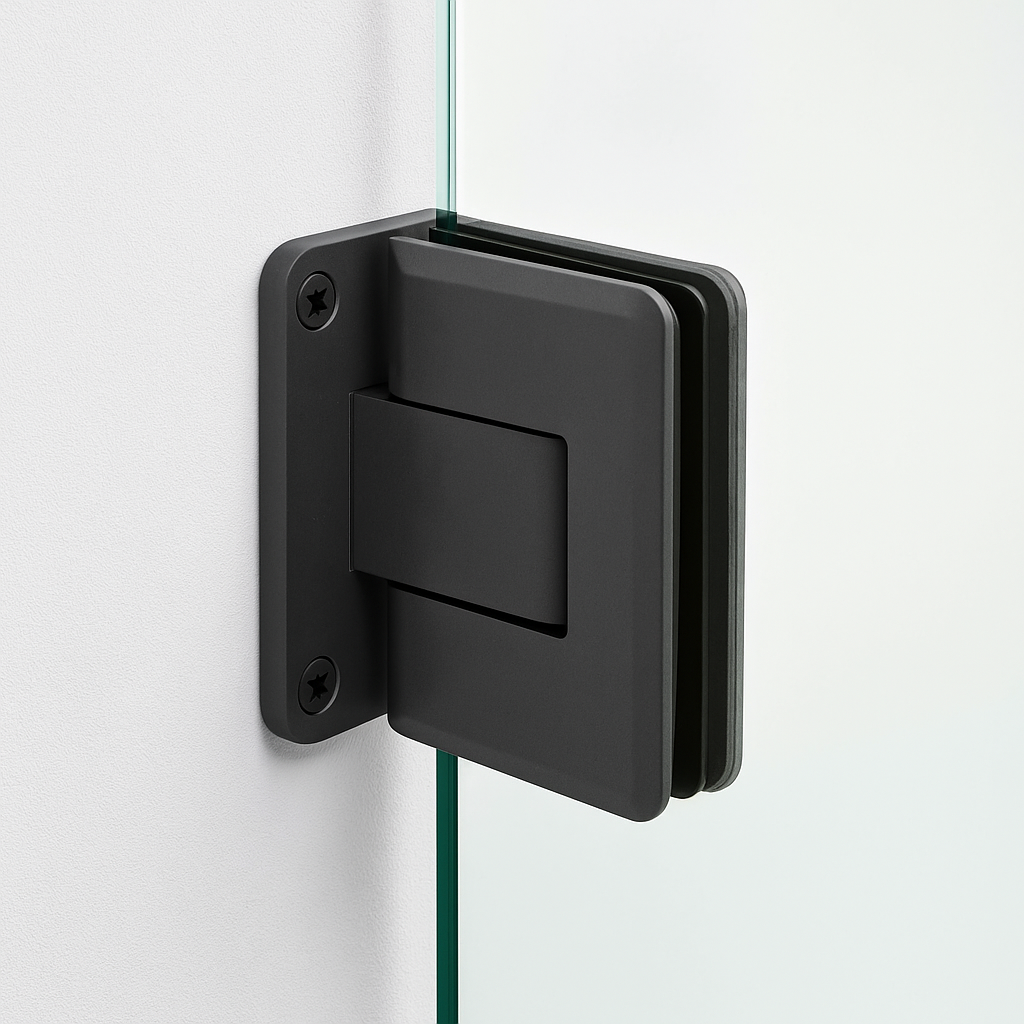 Pendeltürband für Glastüren 6856 G-W Schwarz - Hermat