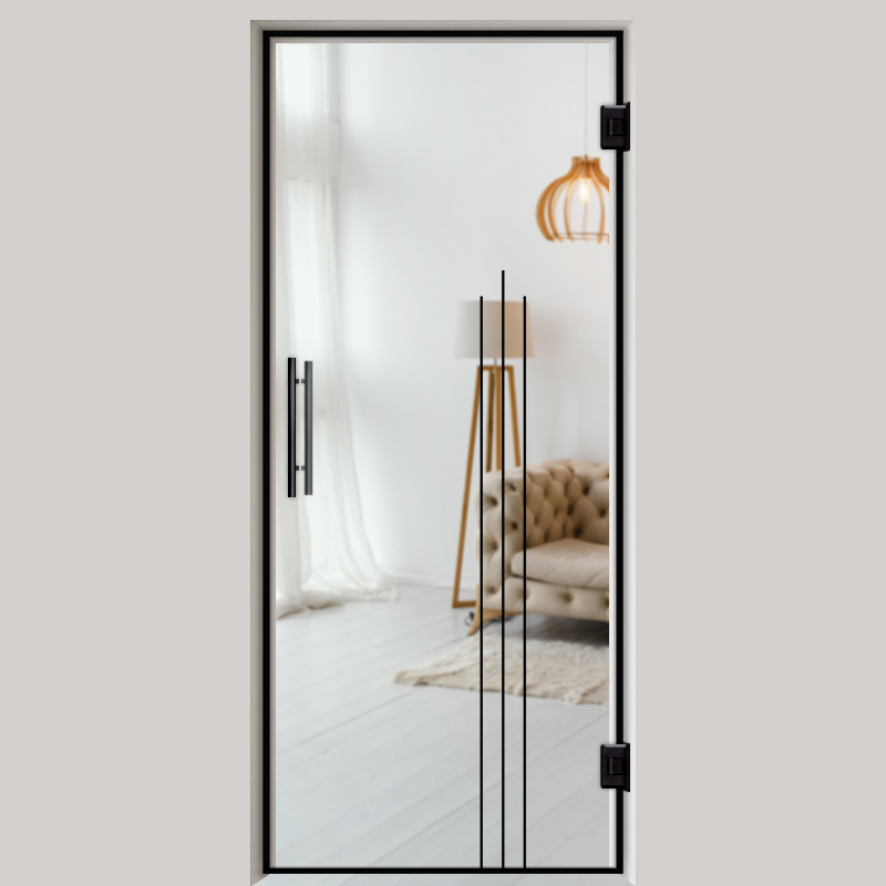 Pendeltür NoirLine 13 - Ganzglastür / Glastür - Lofttüren | NoirLine