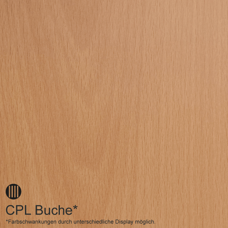 Buche Doppeltüren / Doppelflügeltür mit Zarge CPL Maserung Aufrecht