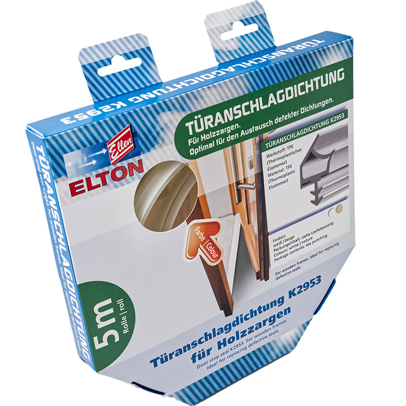 Grau - Dichtgummi für Türen / Türzargen - Meterware 5,50 m