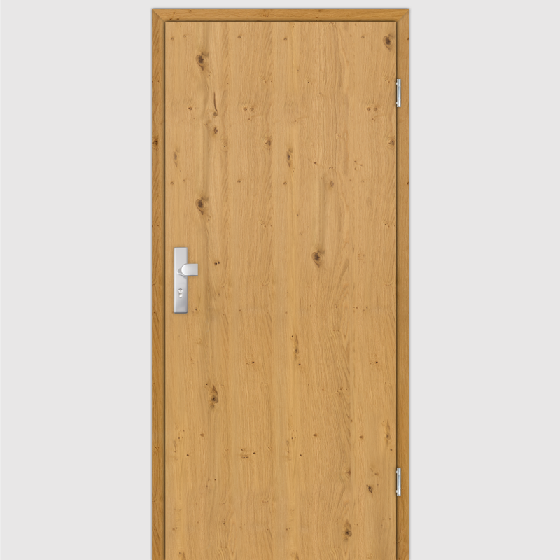 Eiche astig Wohnungstüren / Schallschutztüren mit Zarge Echtholzfurnier