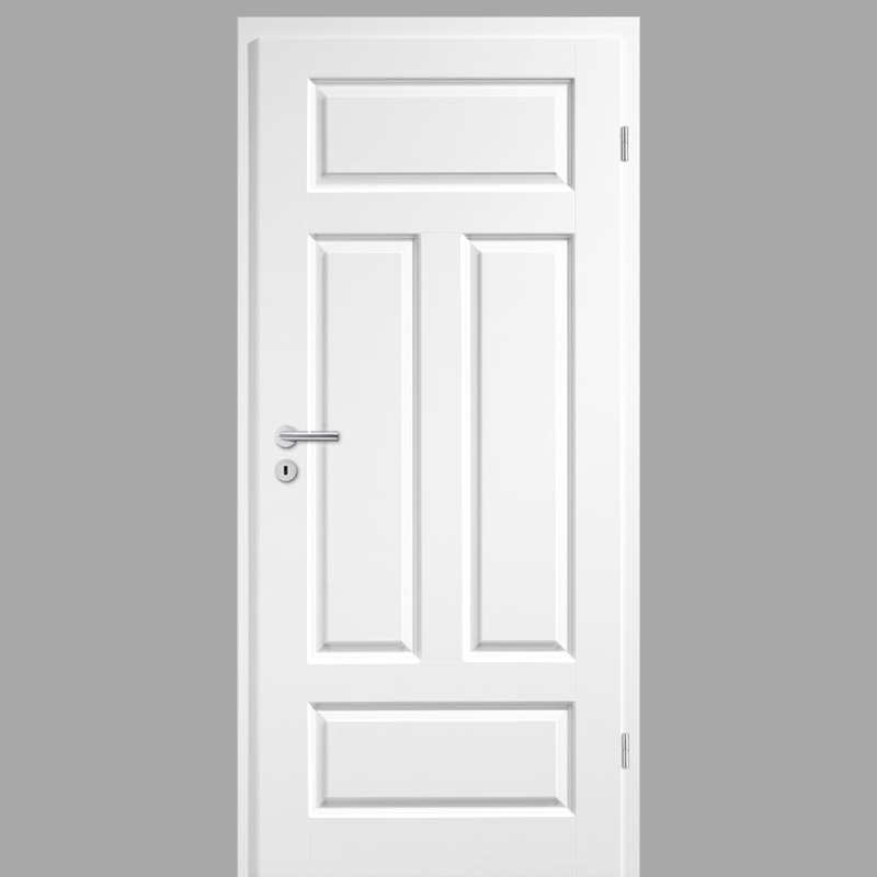 Elegance 04-Q Landhaustür / Stiltür RAL 9010 CPL Weißlack