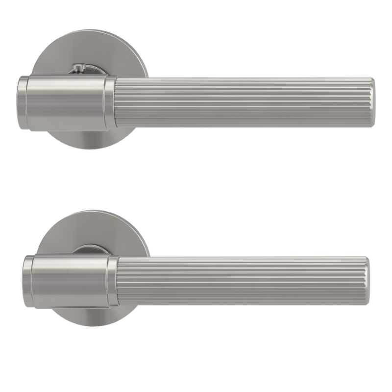 Vaya 136 Aris rund - smart2lock - Samtgrau - Türdrücker / Rosettengarnitur - Griffwerk