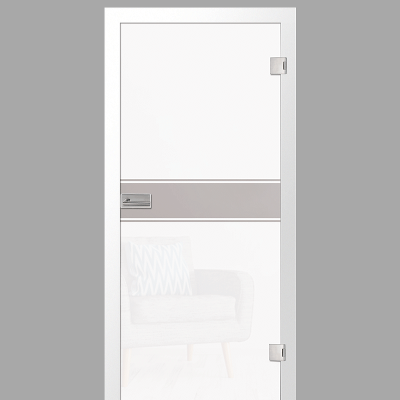 Alba Motiv klar - Ganzglastür / Glastür - Erkelenz Glas GmbH