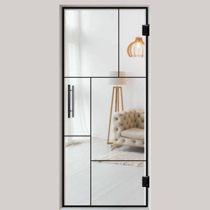Pendeltür NoirLine 25 - Ganzglastür / Glastür - Lofttüren | NoirLine