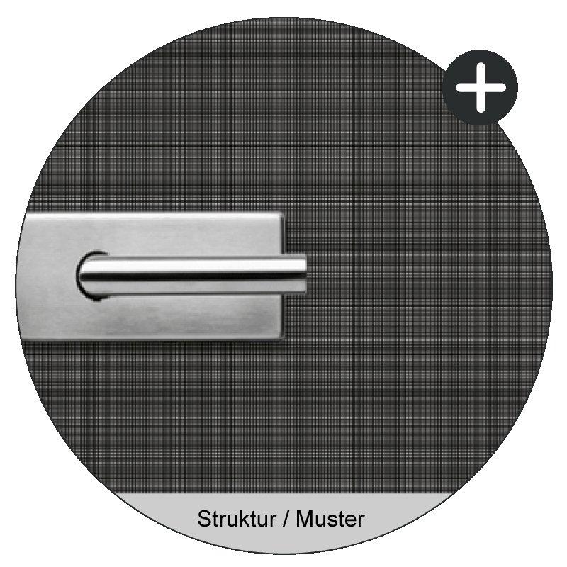 Struktura - Schwarze Glastür - Erkelenz | BLACK|LINIE