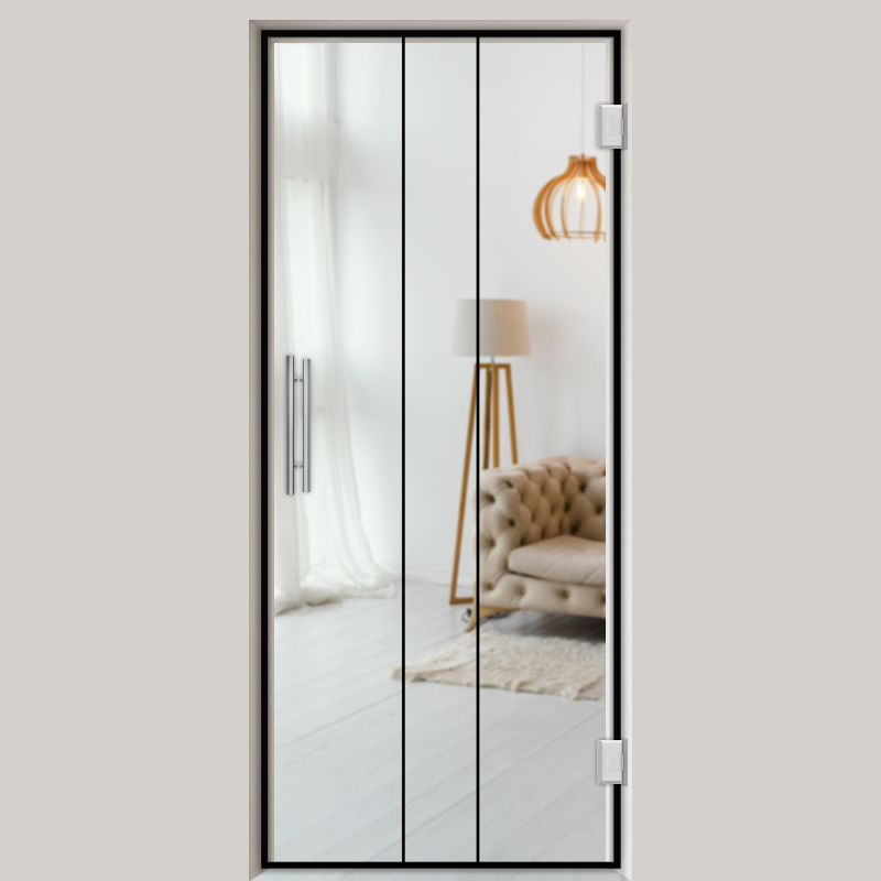 Pendeltür NoirLine 28 - Ganzglastür / Glastür - Lofttüren | NoirLine