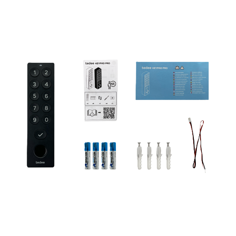 tedee Keypad PRO für Zutrittssystem Smartlock tedee - Schwarz