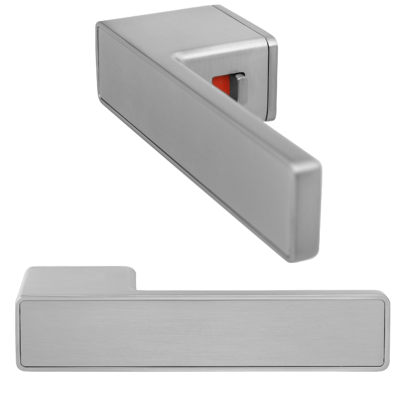 Minimo Q - Edelstahl finish - Türdrücker - Griffwelt Minimo