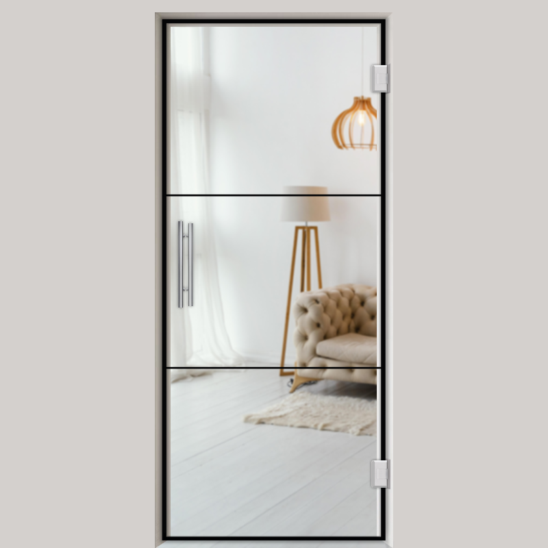 Pendeltür NoirLine 31 - Ganzglastür / Glastür - Lofttüren | NoirLine