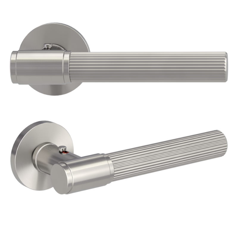 Vaya 136 Aris rund - smart2lock - Samtgrau - Türdrücker / Rosettengarnitur - Griffwerk