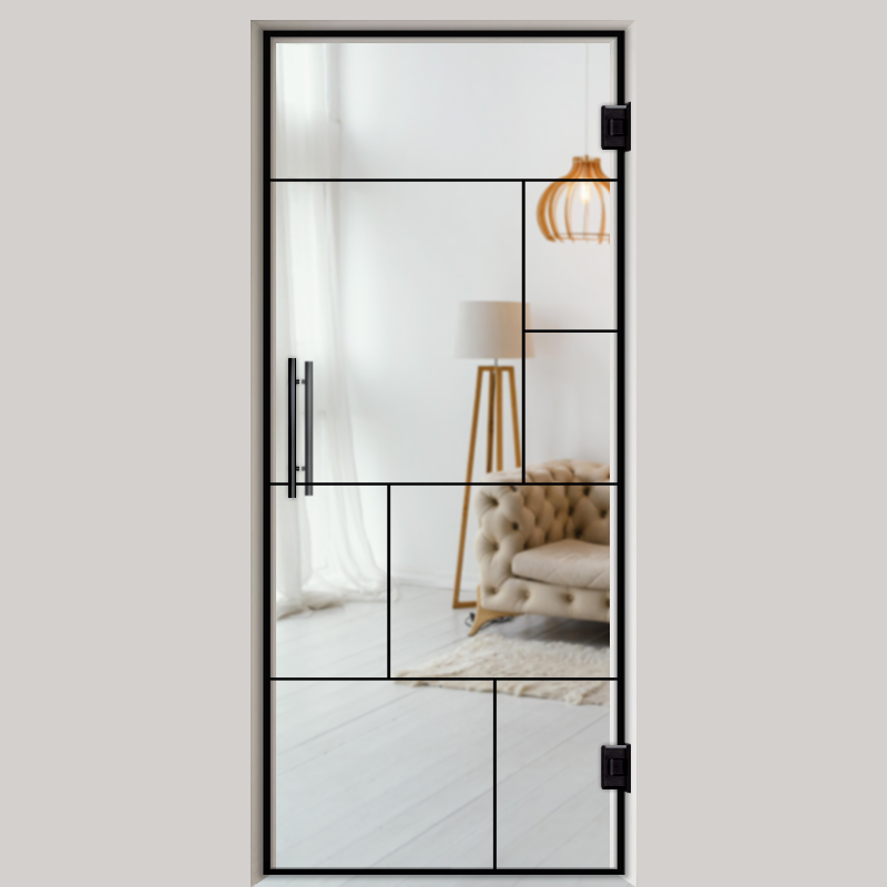 Pendeltür NoirLine 8 - Ganzglastür / Glastür - Lofttüren | NoirLine
