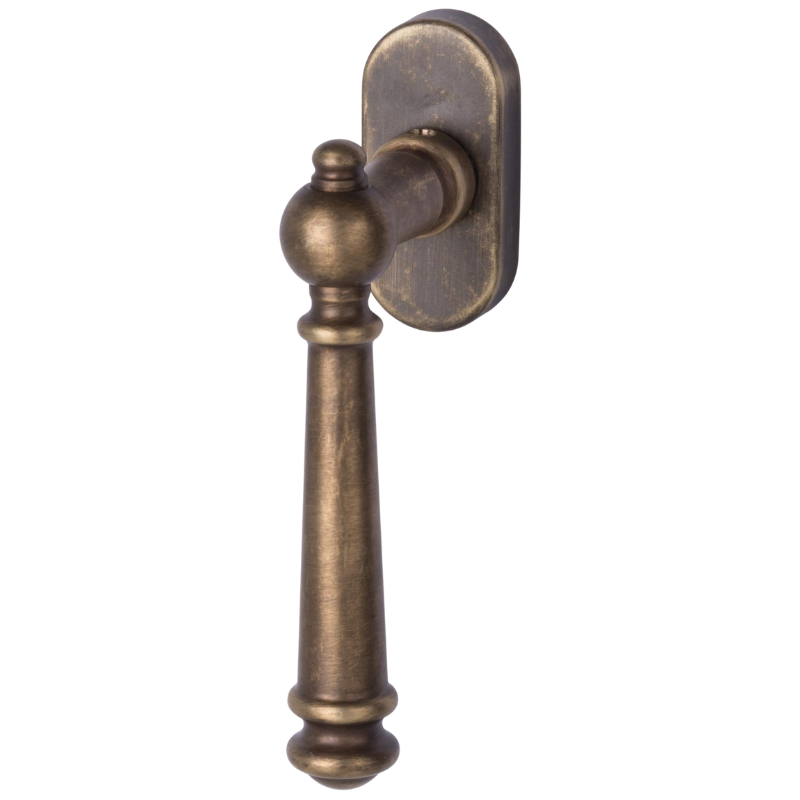 Mount Everest - Antik Bronze-sat. - Fenstergriff / Rasterolive - Südmetall
