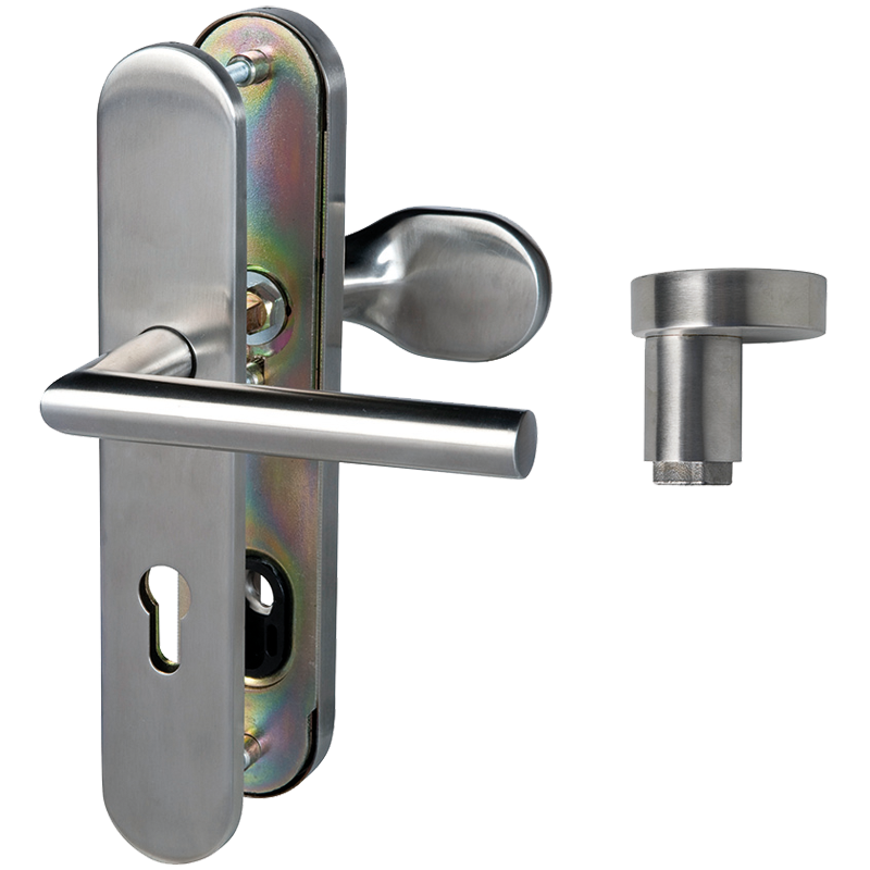 Sicura Ronny - Edelstahl - Türdrücker / Schutzbeschlag - Südmetall GmbH