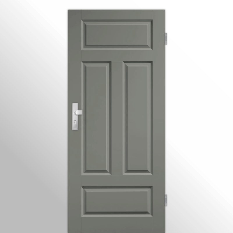 Elegance 04-Q Wohnungstüren / Schallschutztüren RAL 7037 Lavagrau
