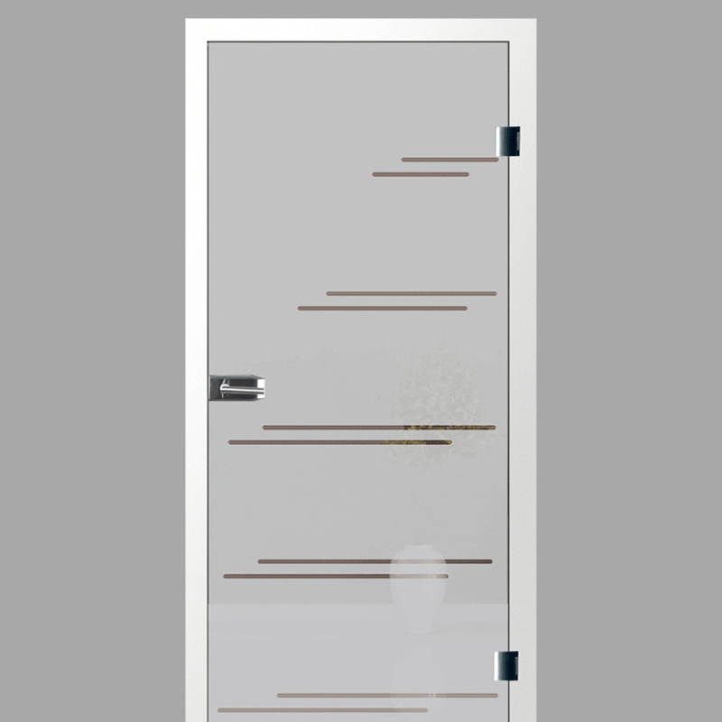 ER 47 Rillenschliff Motiv klar - Ganzglastür / Glastür - Erkelenz  Glas GmbH