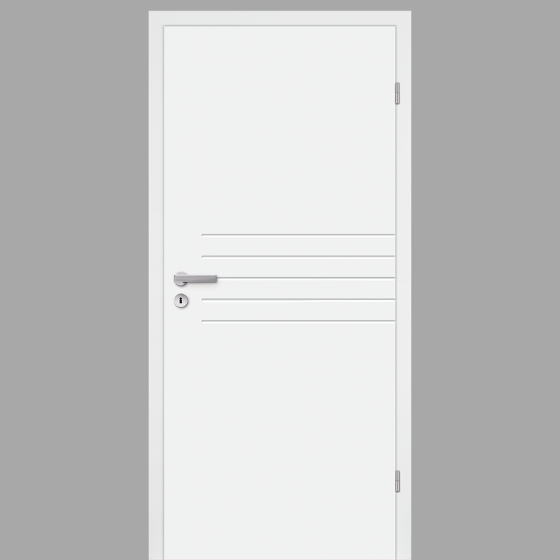 Mala 06 Zimmertür / Innentür RAL 9010 CPL Weißlack - Designtür
