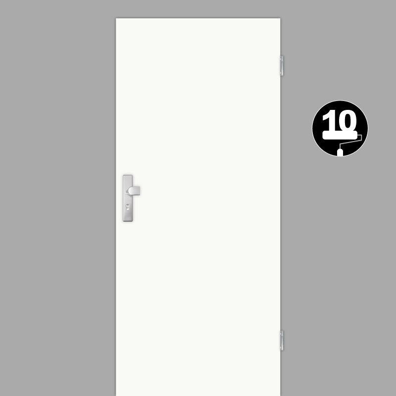 Weißlack 10 Wohnungstüren / Schallschutztüren CPL RAL 9010